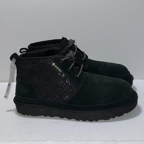 NEW UGG BLACK NEUMEL GORE-TEX WATERPROOF SUEDE ANKLE BOOTS MENS US 7 EUR 40 main image 5
